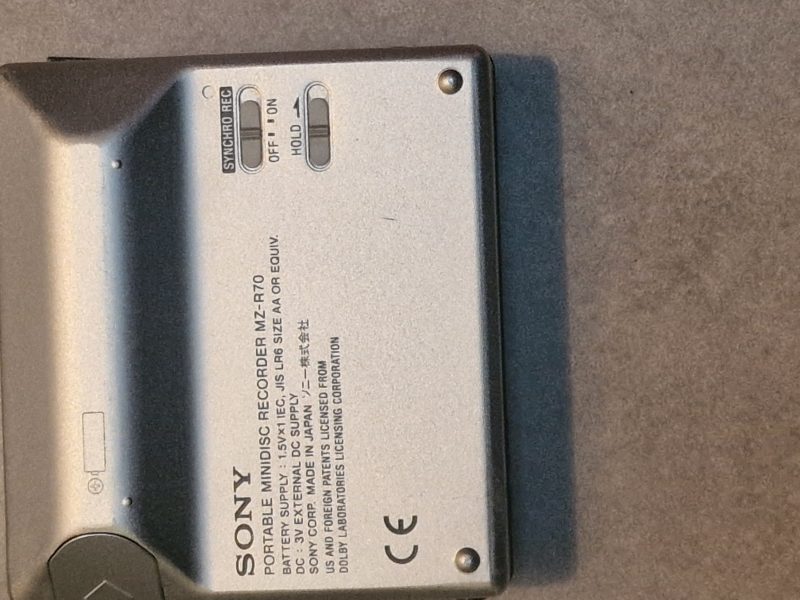 Lecteur Mini disc Sony