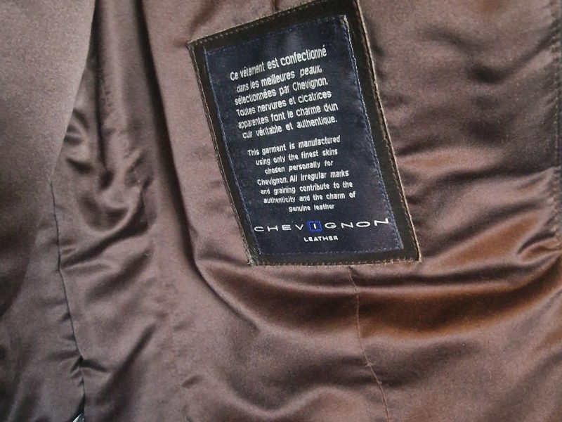 Blouson cuir